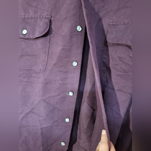 Purple button down shirt Men's size medium - Picture 2 of 4